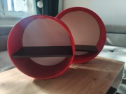 Komplet okrągłych półek