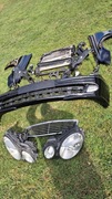 Mercedes W211 zderzak błotniki wzmocnienie lampy przód lak 197