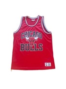 Czerwona koszulka sportowa na ramiączkach Mitchell&Ness Chicago Bulls