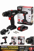 WKRĘTARKA AKUMULATOROWA FERM 20V MOCNA ZESTAW Z AKU + ŁAD - NOWA 