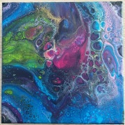 Obraz Pouring płótno 20x20