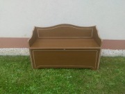 OKAZJA Drewniana Ława Ciężka Siedzisko Ławka Solid