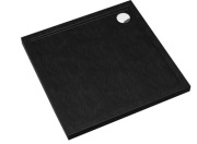 Brodzik akrylowy 90x90cm kwadratowy Schedpol Atla czarny