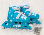 Rolki INLINES/TRISKATES regulowane 2 w 1 SKIDS Control Blue 27-30