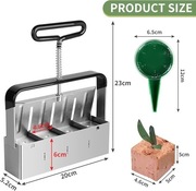 Prasa do robienia bloczków gleby, 4,5cm x 5cm, nieużywana 