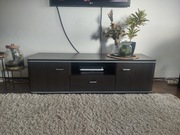 Zestaw mebli do salonu szafka pod telewizor, szafka na książki, 2x półka