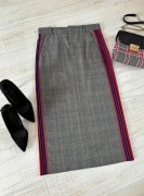 Spódnica midi dopasowana w kratę rozmiar XS Zara