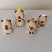 Kapibara figurka cukrowa na tort dekoracje 