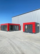 Kontener Handlowy 8x3 Pawilon Biurowy Usługowy Salon Kosmetyczny z wc 