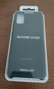 Etui oryg Samsung Silicone Cover Galaxy A41 czarne