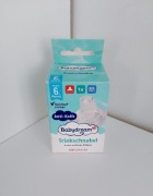 BABYDREAM Silikonowa nakładka z dzióbkiem smoczek antykolkowy 6m