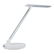 Lampka biurkowa LED USB PH3833 srebrna składana