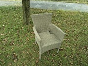 Fotel ogrodowy technorattan