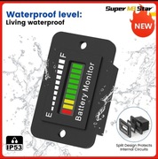 Wodoodporny wskaźnik pojemności akumulatora 12 V-72 V