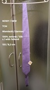 NOWY  Niemiecki męski krawat jedwabny zabezpieczony Teflonem, 100% Jedwab