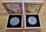 Na prezent Srebrne monety dedal I Ikar Syzyf 2x2oz