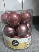 Zestaw bombek szklanych 