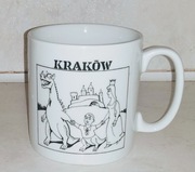 Kubek z rysunkiem Andrzeja Mleczki, z jego galerii