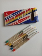 Stare radzieckie kredki wysuwane ołówkowe prl ZSRR komplet opakowanie 