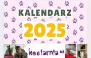Kalendarz ścienny 2025 fundacja Kociarnia KŻ