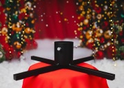 STOJAK POD NA CHOINKĘ CHOINKOWY METALOWY CZARNA STRUKTURA LOFT