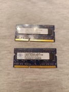 Pamięć RAM Nanya DDR3 4GB (2x2GB) PC3-10600S (NT2GC64B88B0NS-CG)