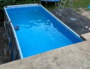 BASEN STELAŻOWY PROSTOKĄTNY 412x201x122 wraz z pompą piaskową - Bestway