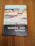 Saksonia, Harz, Turyngia M. J. Miastowscy twarda oprawa stan bdb mapa