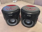 2x głośnik Sharp PS-919 BK - przenośne bluetooth LED