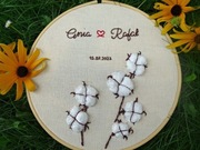 Haft bawełna. Prezent urodziny rocznica imieniny