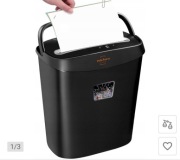 VIDA TECO OS-611S -9,84 SHREDDER 15 L BLACK NISZCZARKA PAPIERU 