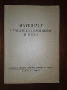 Materiały w sprawie likwidacji rebelii w Tybecie 1959