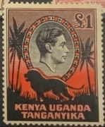 Kenia, Uganda, Tanganika 1938 - Jerzy VI - VLH - SG 131-150