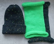 Zestaw: czapka + dwa szaliki / kominy dla dzieci