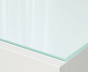 Panel szklany Ikea Besta 180x40 i 160x48 cm biały 