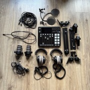 Profesjonalne studio podcastowe | RODECaster Pro II + mikrofony | jak nowy