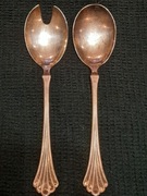 Łyżki srebrzone 90%