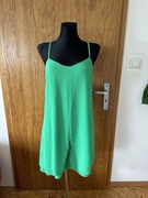 Topshop jest 14/42 zielona sukienka na upały na ramiączkach