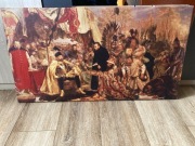 Obraz wydruk na płótnie Jan Matejko Batory pod Pskowem reprodukcja 100x55