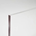 Plexa przezroczysta 6 mm, wymiar: 185x70 (przycięta do kabiny prysznicowej)