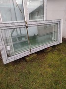 Okno balkon nowe 235wys97szer UR antracyt 3 szyby