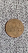 5  groszy  1931 rok. Rzadka