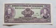 Banknot 10 Bolivares Wenezuela 1992 | Stan UNC | Portret Bolivar & Sucre