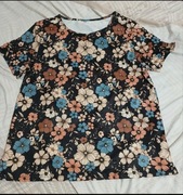 Bluzka damska z kwiatowym nadrukiem 