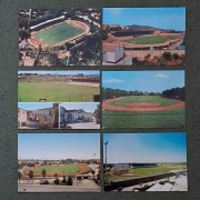 6x pocztówki stadiony Włochy Italia