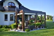 Zadaszenie tarasu BSH | Pergola drewniana | Montaż PL