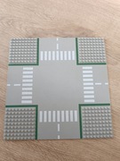 Klocki Lego płyta 25,5 x 25,5 cm  skrzyżowanie
