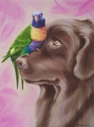 Obraz olejny "Best friends"