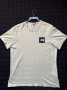 The North Face Fine – Kamiennobeżowy T-shirt z logo