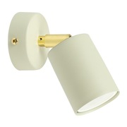 Kinkiet SPOT ze złotymi dodatkami regulowany 